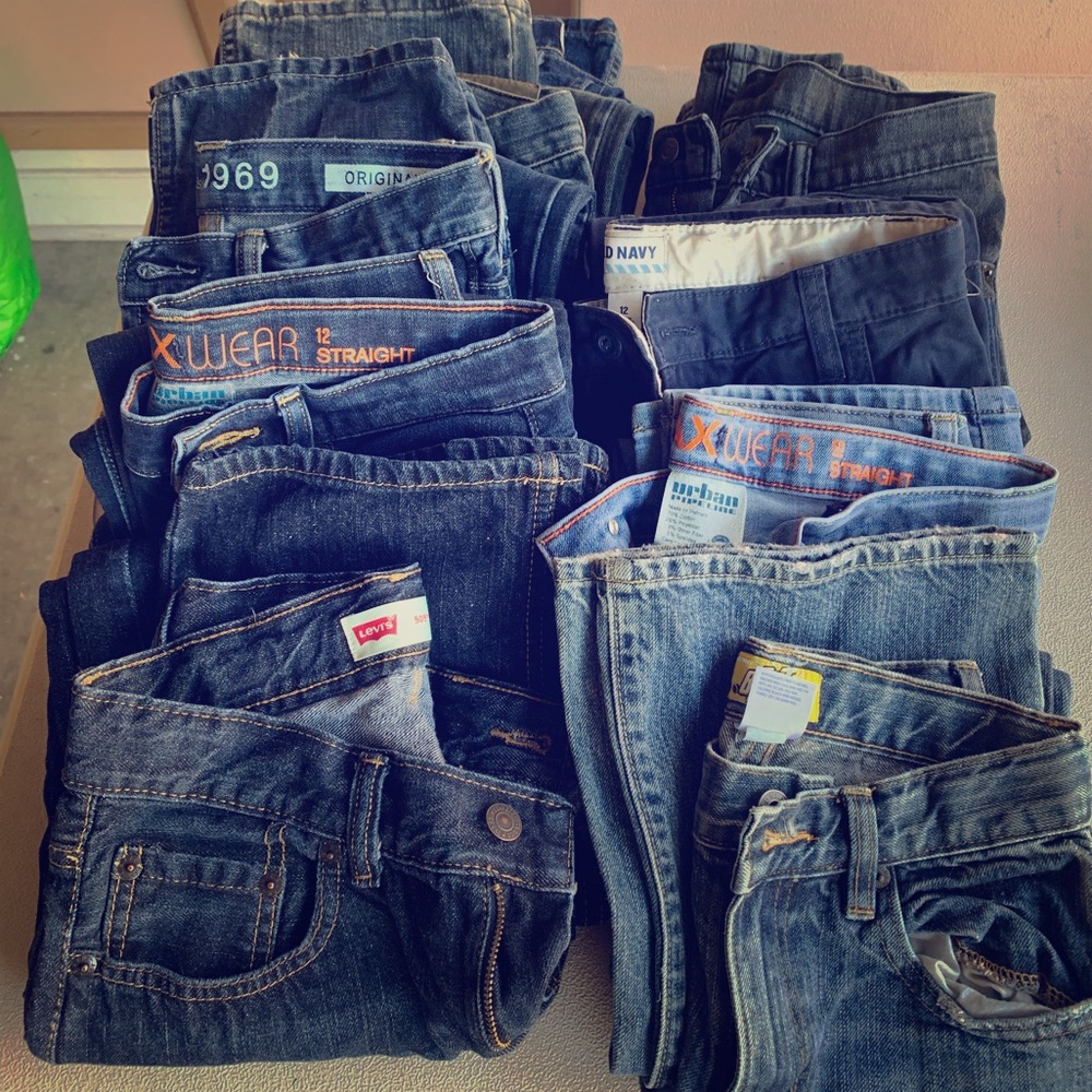 Lot of Boys Jeans